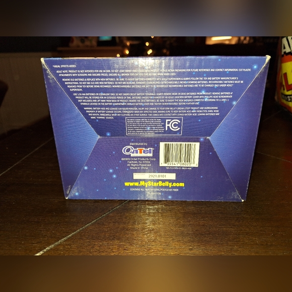 NIB-Ontel Star Belly Dream Lites Stuffed Animal Night Light Magical Pink Unicorn - Picture 7 of 8